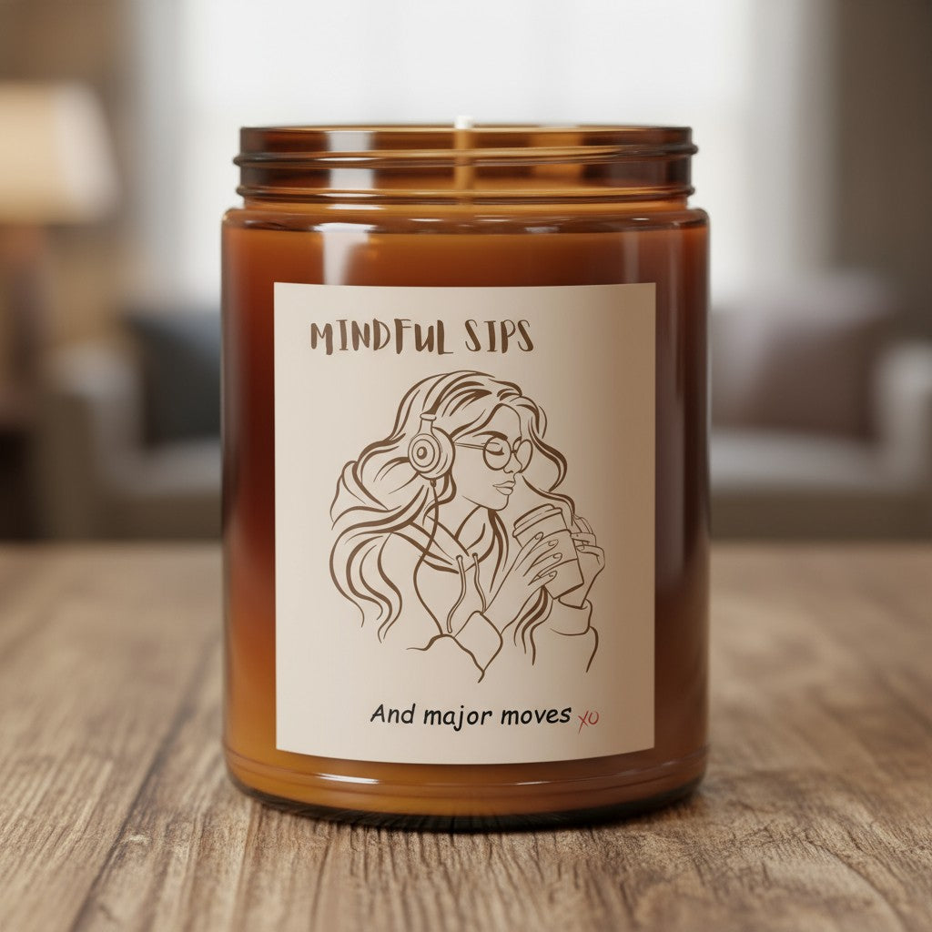 Mindful Sips. And Major Moves - Scented Soy Candles