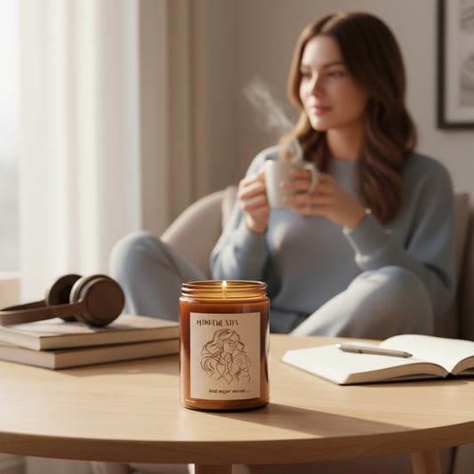 Mindful Sips. And Major Moves - Scented Soy Candles