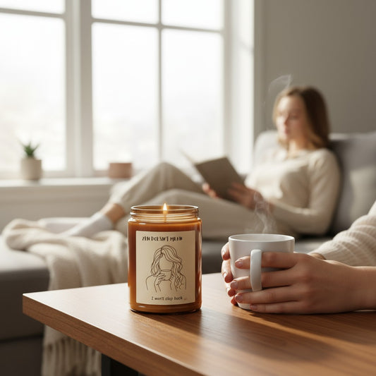 Zen Doesn't Mean I Won't Clap Back - Scented Soy Candles,